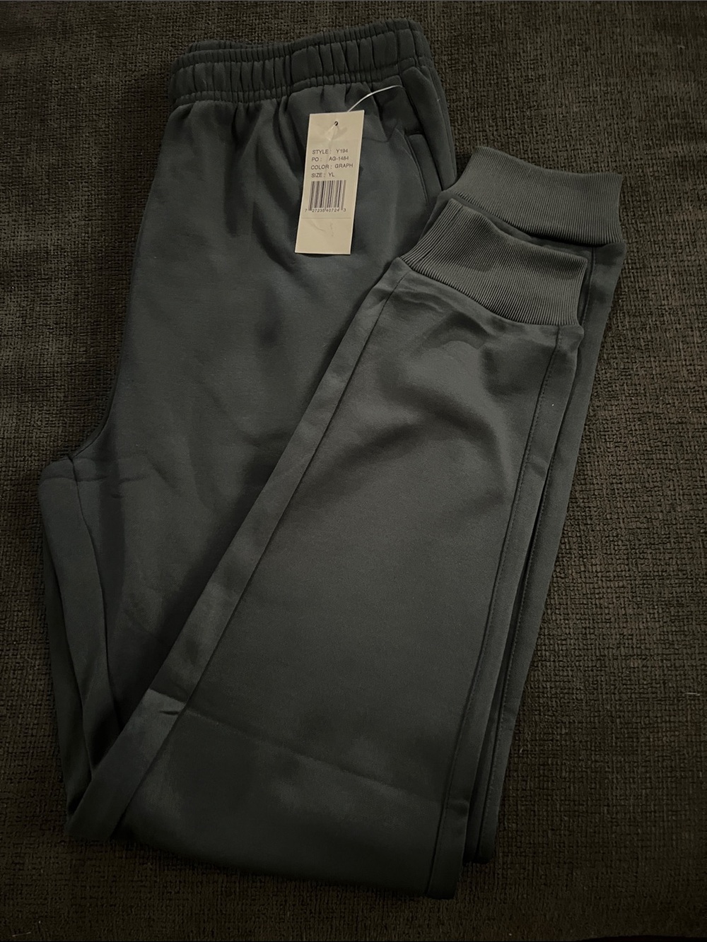 Kids Slate Gray Jogger Sweatpants - Soft Everyday Comfort
